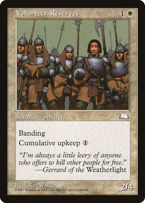 Volunteer Reserves (WTH-) - Weatherlight
