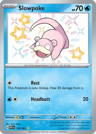 Slowpoke 116  - Holofoil SV Paldean Fates - Shiny Rare