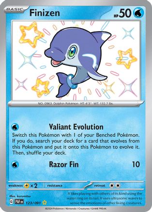 Finizen 123  - Holofoil SV Paldean Fates - Shiny Rare