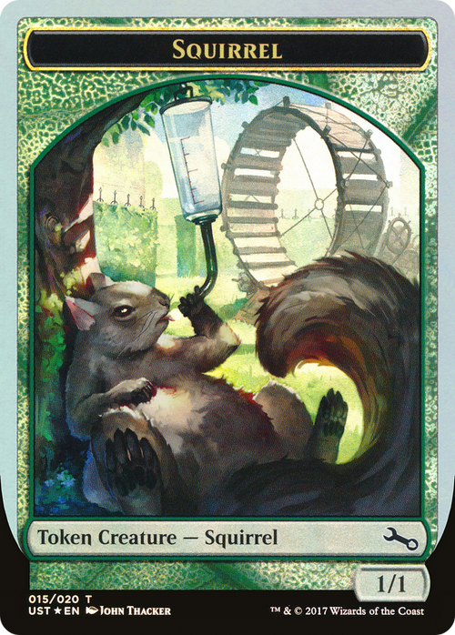 Squirrel Token (UST-015) - Unstable Tokens Foil
