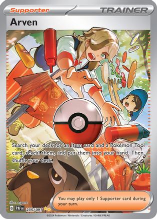 Arven 235  - Holofoil SV Paldean Fates - Special Illustration Rare