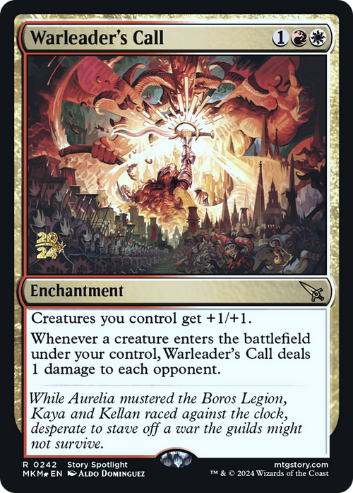 Warleader's Call (PRE-242) - Murders at Karlov Manor Promos Foil