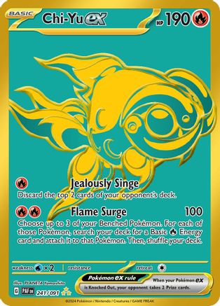 Chi-Yu ex 241  - Holofoil SV Paldean Fates - Hyper Rare