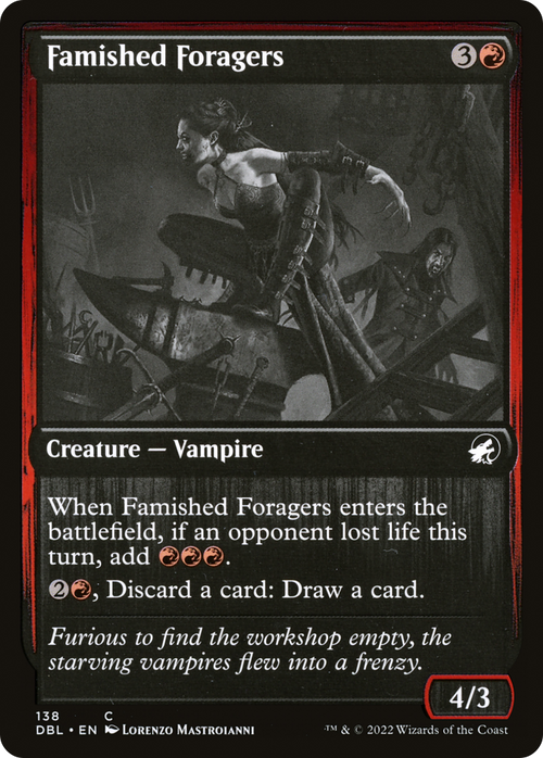 Famished Foragers (DBL-138) - Innistrad: Double Feature Foil