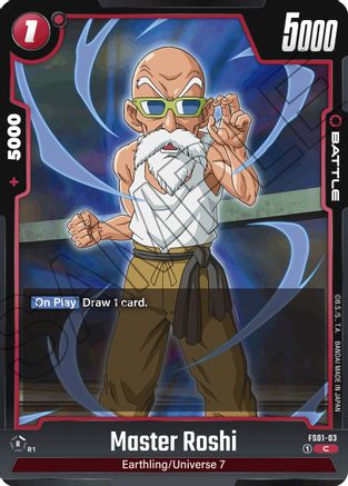 Master Roshi (FS01-03) - Starter Deck 1 Son Goku