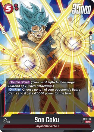 Son Goku - FS01-08 (FS01-08) - Starter Deck 1 Son Goku Holofoil