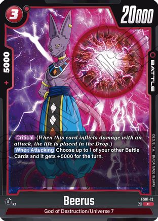 Beerus (FS01-12) - Starter Deck 1 Son Goku
