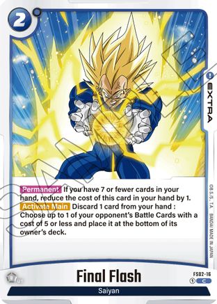 Final Flash (FS02-16) - Starter Deck 2 Vegeta