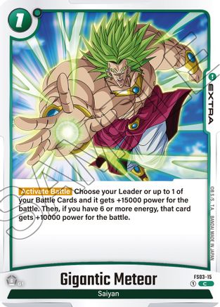 Gigantic Meteor (FS03-15) - Starter Deck 3 Broly
