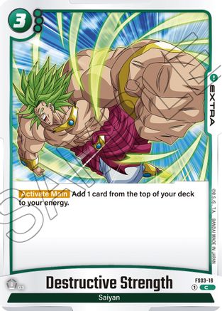 Destructive Strength (FS03-16) - Starter Deck 3 Broly