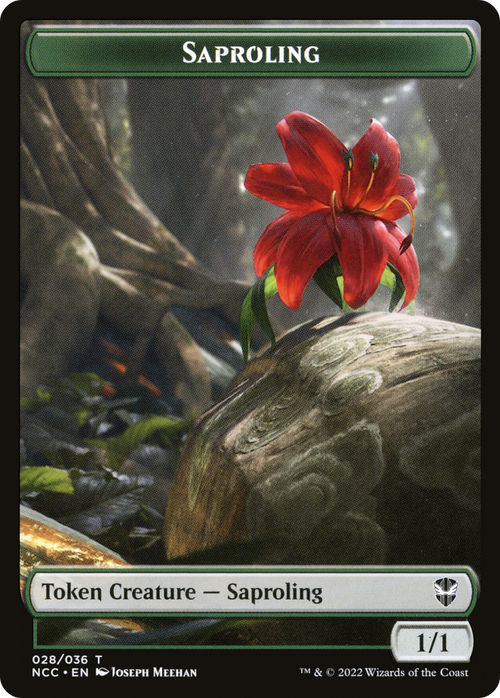 Saproling (TNCC-028) - New Capenna Commander Tokens Foil