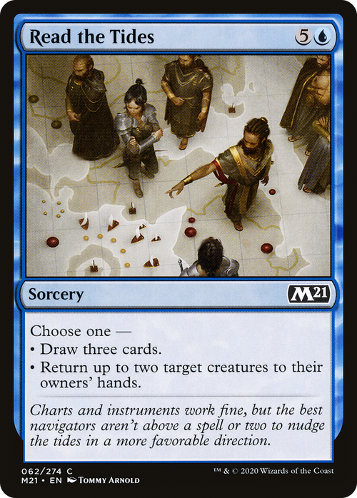 Read the Tides (M21-062) - Core Set 2021 Foil