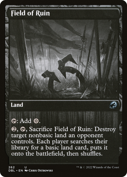 Field of Ruin (DBL-262) - Innistrad: Double Feature Foil