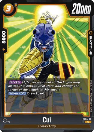 Cui (FS04-02) - Starter Deck 4 Frieza
