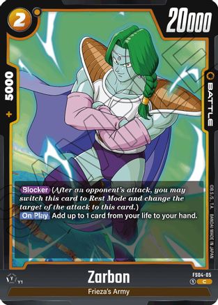 Zarbon (FS04-05) - Starter Deck 4 Frieza