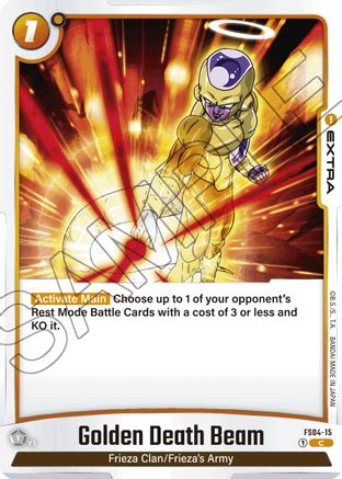 Golden Death Beam (FS04-15) - Starter Deck 4 Frieza