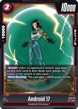 Android 17 - FB01-013 (FB01-013) - Awakened Pulse