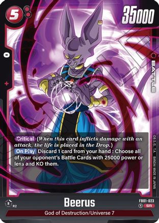 Beerus - FB01-023 (FB01-023) - Awakened Pulse Holofoil