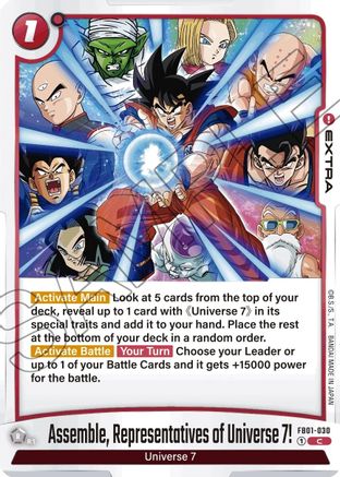 Assemble, Representatives of Universe 7! (FB01-030) - Awakened Pulse