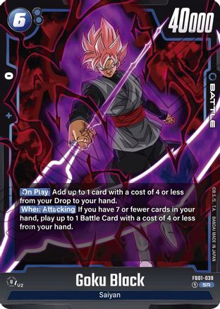 Goku Black - FB01-039 (FB01-039) - Awakened Pulse Holofoil