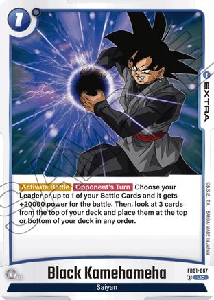 Black Kamehameha (FB01-067) - Awakened Pulse