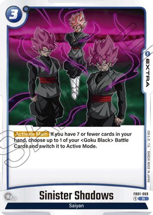 Sinister Shadows (FB01-069) - Awakened Pulse Holofoil
