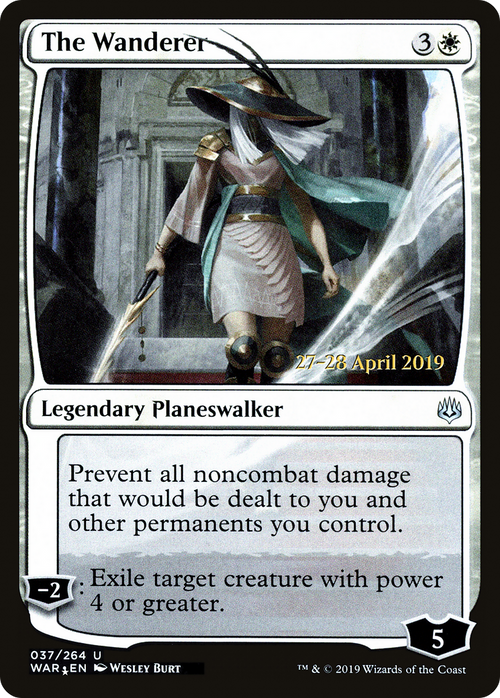 The Wanderer (PRE-37S) - War of the Spark Promos Foil