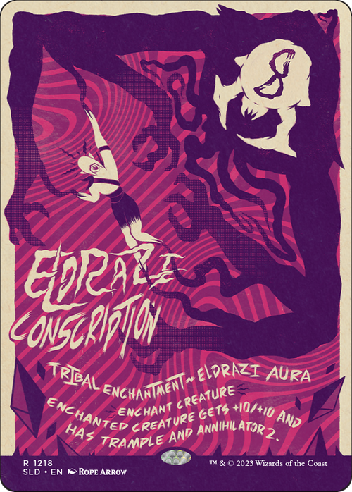 Eldrazi Conscription (SLD-1218) - Secret Lair Drop (Borderless) Foil