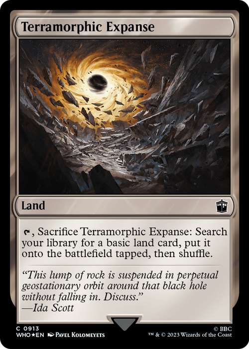 Terramorphic Expanse (Surge Foil) (WHO-913) - Doctor Who Foil