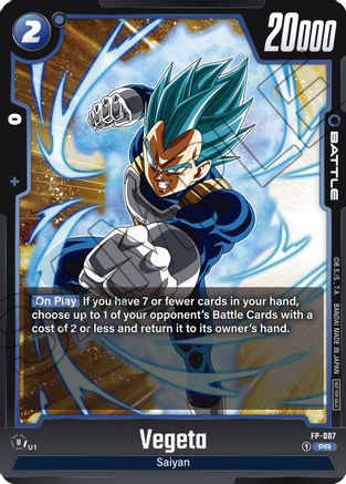 Vegeta - FP-007 (FP-007) - Fusion World Promotion Cards and Packs