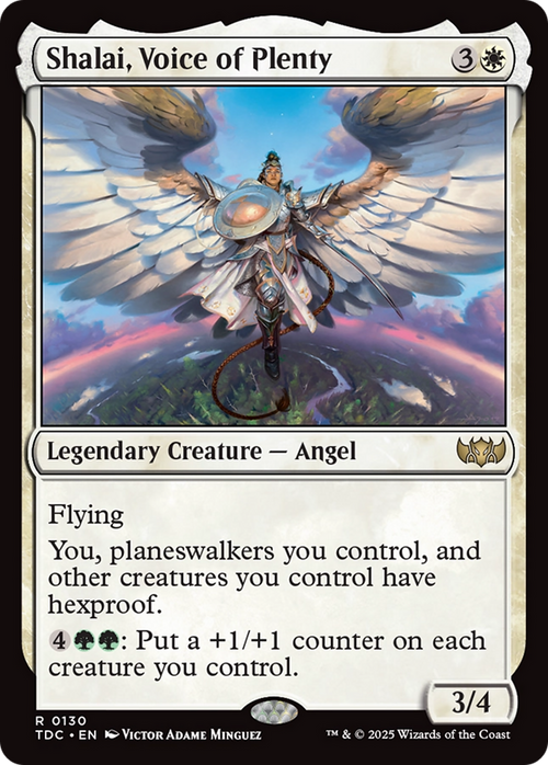 Shalai, Voice of Plenty (TDC-130) - Commander: Tarkir: Dragonstorm