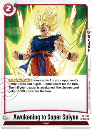 Awakening to Super Saiyan - FP-005 (FP-005) - Fusion World Promotion Cards and Packs