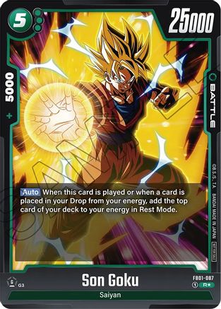 Son Goku - FB01-087 (Tournament Pack 01) (FB01-087) - Tournament and Championship Promos Holofoil