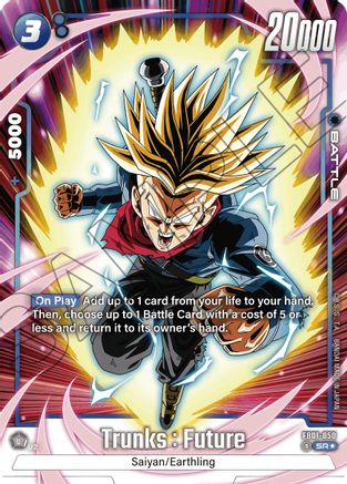 Trunks : Future - FB01-050 (Alternate Art) (FB01-050) - Awakened Pulse Holofoil