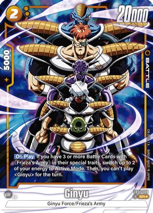 Ginyu - FB01-109 (Alternate Art) (FB01-109) - Awakened Pulse Holofoil