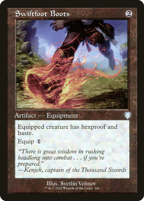 Swiftfoot Boots (Retro Frame) (BRC-166) - The Brothers' War Commander
