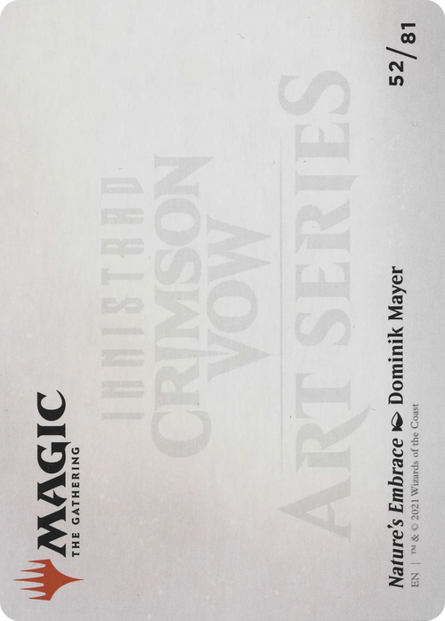 Nature's Embrace // Nature's Embrace (AVOW-052) - Crimson Vow Art Series (Borderless) Foil
