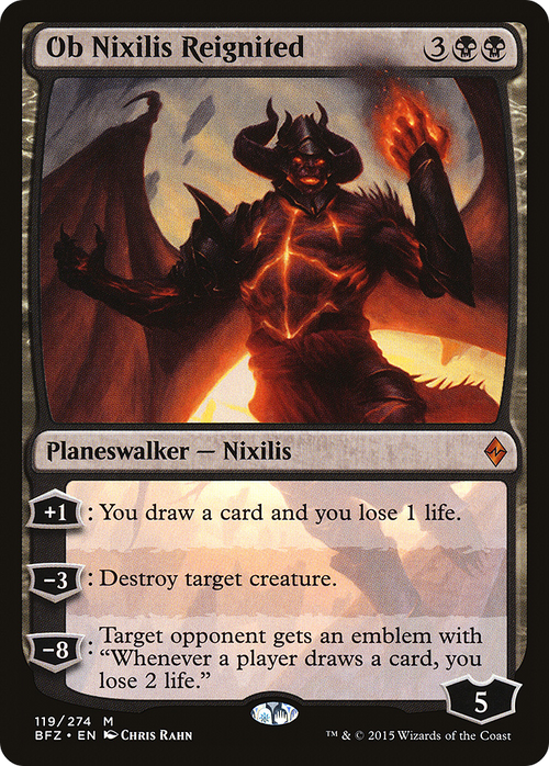 Ob Nixilis Reignited (BFZ-119) - Battle for Zendikar