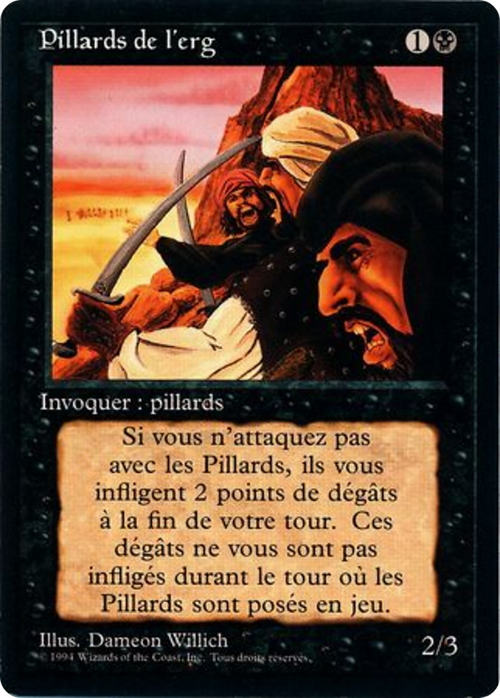 Erg Raiders (FBB-) - Foreign Black Border