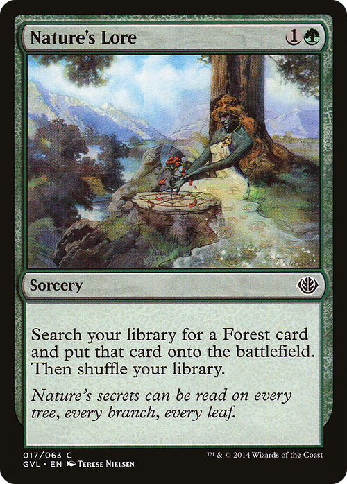 Nature's Lore (DD3-017) - Duel Decks Anthology: Garruk vs. Liliana Foil