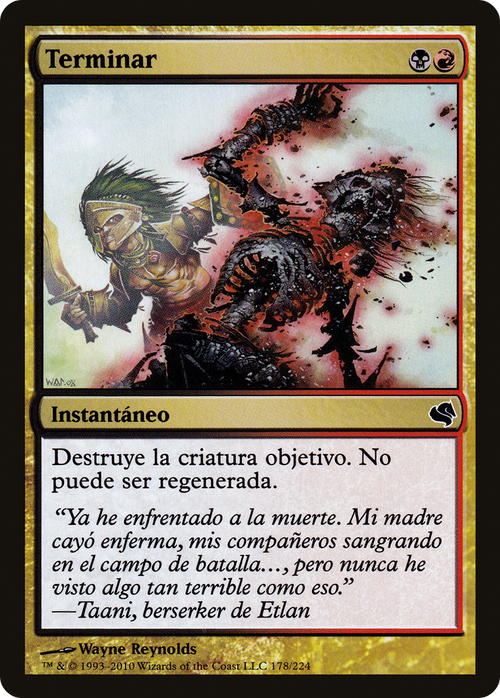 Terminate (Spanish) - "Terminar" (PS11-178) - Salvat 2011