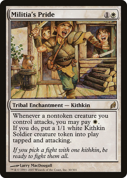 Militia's Pride (LRW-030) - Lorwyn Foil