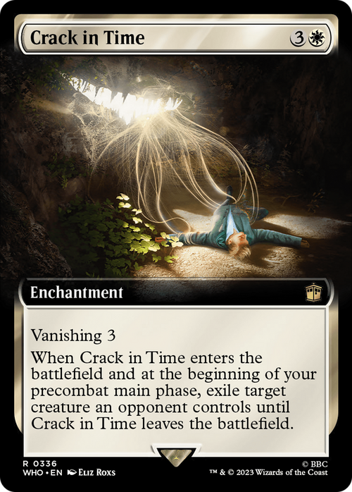Crack in Time (Extended Art) (WHO-336) - Doctor Who: (Extended Art) Foil