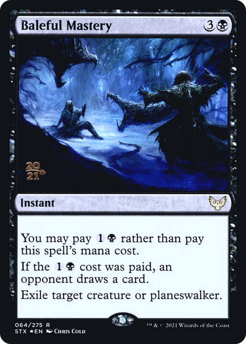 Baleful Mastery (PRE-64S) - Strixhaven: School of Mages Promos Foil