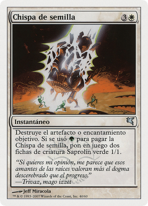 Seed Spark (Spanish) - "Chispa de semilla" (PSAL-J40) - Salvat 2005