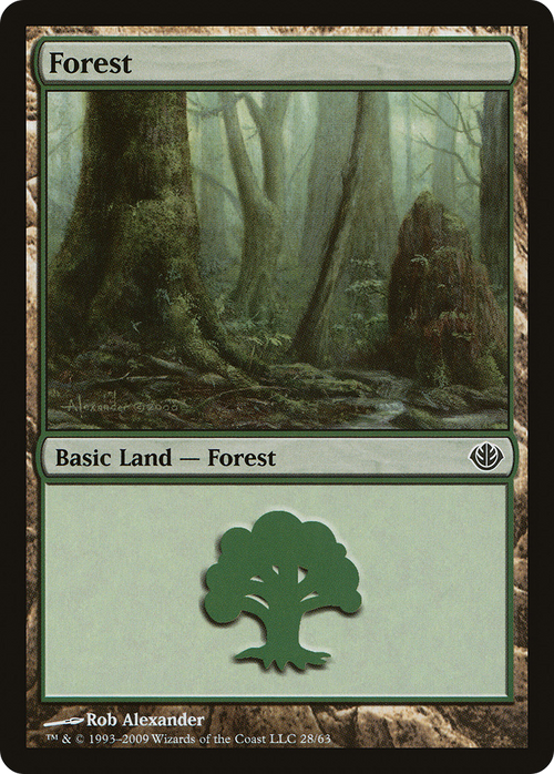 Forest (28) (DDD-028) - Duel Decks: Garruk vs. Liliana