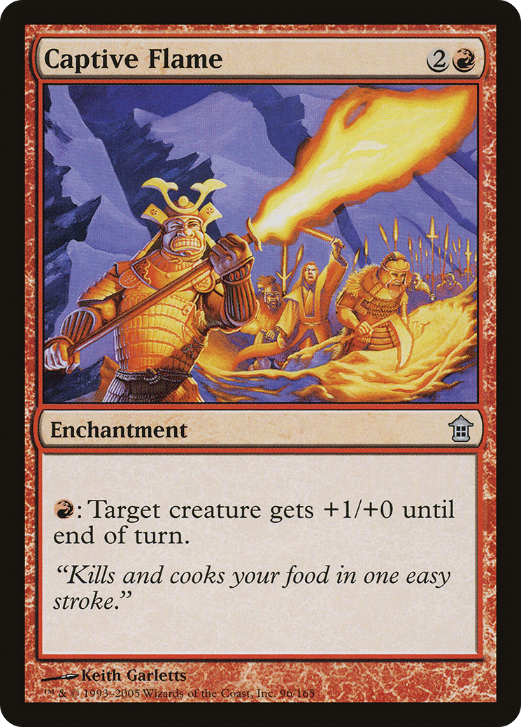 Captive Flame (SOK-096) - Saviors of Kamigawa Foil