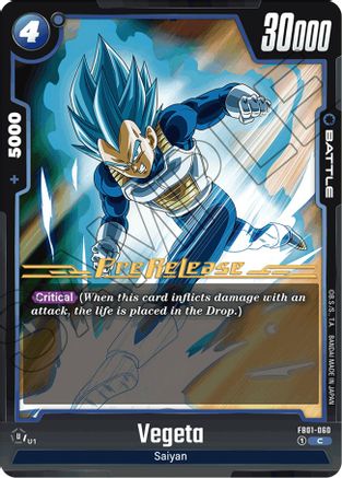 Vegeta - FB01-060 (FB01-060) - Awakened Pulse PreRelease Cards