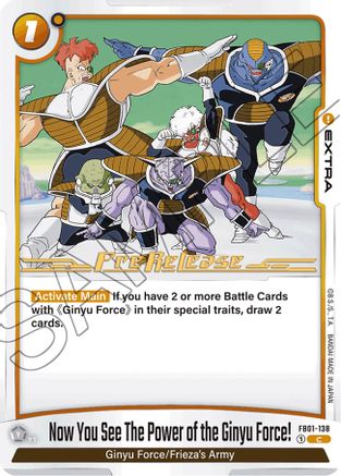 Now You See The Power of the Ginyu Force! (FB01-138) - Awakened Pulse PreRelease Cards