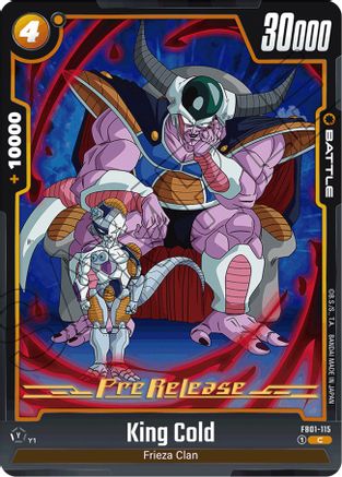 King Cold (FB01-115) - Awakened Pulse PreRelease Cards